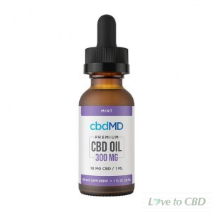 CBDMD - CBD TINCTURE - BROAD SPECTRUM MINT - 300MG-3000MG