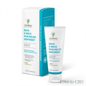 CBDMEDIC - CBD TOPICAL - BACK & NECK PAIN OINTMENT