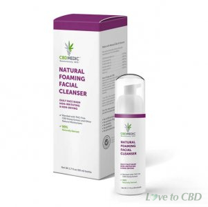 CBDMEDIC - CBD TOPICAL - NATURAL FOAMING FACIAL CLEANSER