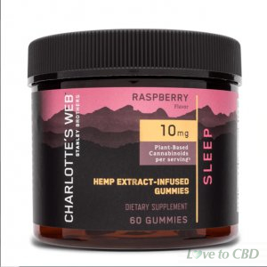 CHARLOTTES WEB - CBD EDIBLE - SLEEP HEMP EXTRACT GUMMIES - 10MG