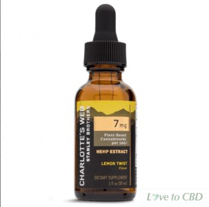 CHARLOTTES WEB - CBD TINCTURE - FULL SPECTRUM LEMON TWIST - 7MG/1ML