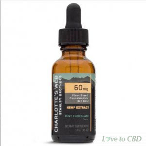 CHARLOTTES WEB - CBD TINCTURE - FULL SPECTRUM MINT CHOCOLATE - 60MG/1ML
