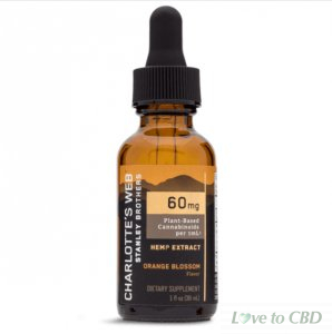 CHARLOTTES WEB - CBD TINCTURE - FULL SPECTRUM ORANGE BLOSSOM - 60MG/1ML