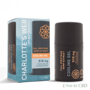 CHARLOTTES WEB - CBD TOPICAL - FULL SPECTRUM COOLING GEL - 510MG