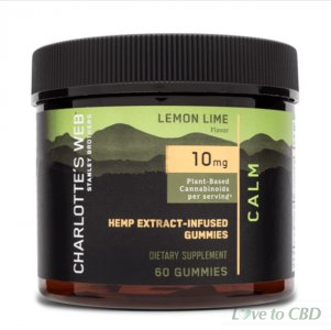 CHARLOTTES WEB - CBD EDIBLE - CALM HEMP EXTRACT GUMMIES - 10MG
