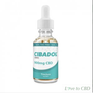 CIBADOL ZERO - CBD TINCTURE - THC FREE 1OZ - 900MG