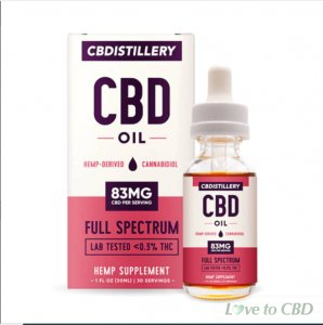CBDISTILLERY - CBD TINCTURE - FULL SPECTRUM - 2500MG