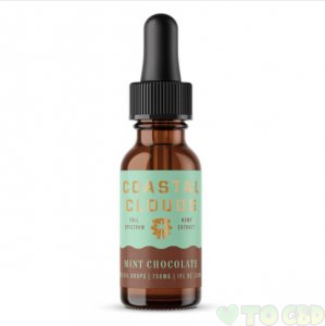 COASTAL CLOUDS - CBD TINCTURE - FULL SPECTRUM MINT CHOCOLATE - 750MG-1500MG