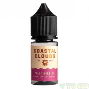 COASTAL CLOUDS - CBD VAPE - PEACH BERRIES - 750MG