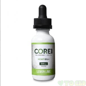 CORE CBD - CBD TINCTURE OIL - LEMON LIME - 250MG-1500MG