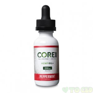 CORE CBD - CBD TINCTURE OIL - PEPPERMINT - 250MG-1500MG