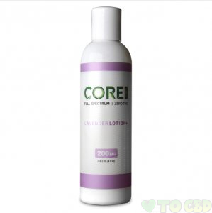 CORE CBD - CBD TOPICAL - LAVENDER BODY LOTION - 200MG