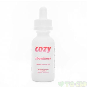 COZY - CBD TINCTURE - STRAWBERRY - 1000MG