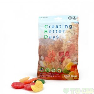 CREATING BETTER DAYS - CBD EDIBLE - FRUIT SALAD GUMMIES - 20PC-15MG