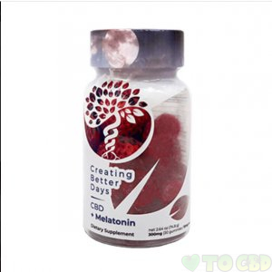 CREATING BETTER DAYS - CBD EDIBLE - VITAGUMMIES MELATONIN - 10MG