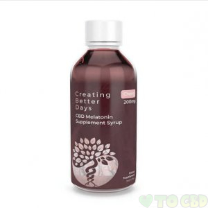 CREATING BETTER DAYS - CBD MELATONIN SYRUP - CHERRY - 200MG
