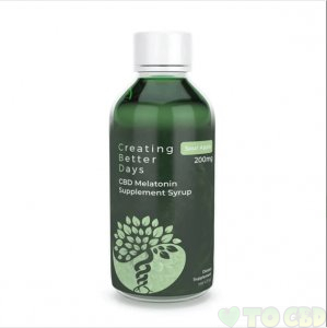 CREATING BETTER DAYS - CBD MELATONIN SYRUP - SOUR APPLE - 200MG