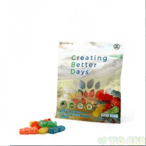 CREATING BETTER DAYS - CBD EDIBLE - KIND KIDS GUMMIES - 10PC-15MG