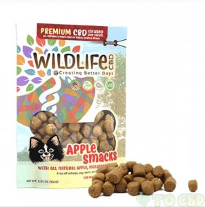 CREATING BETTER DAYS - CBD PET TREAT - WILDLIFE PREMIUM APPLE SMACKS - 60PC-2.5MG