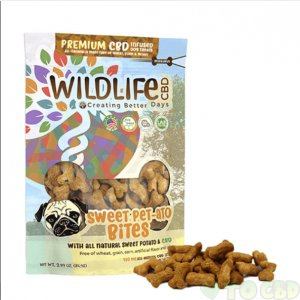 CREATING BETTER DAYS - CBD PET TREAT - WILDLIFE PREMIUM SWEET PET-ATO BITES - 60PC-2.5MG