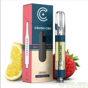 CRUSH CBD - CBD CARTRIDGE - STRAWBERRY LEMONADE - 600MG