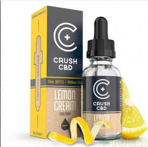 CRUSH CBD - CBD TINCTURE - LEMON CREAM - 500MG-1000MG