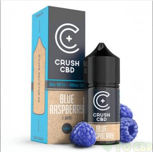 CRUSH CBD - CBD VAPE JUICE - BLUE RASPBERRY - 500MG-1000MG