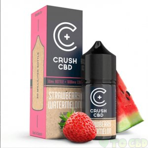 CRUSH CBD - CBD VAPE JUICE - STRAWBERRY WATERMELON - 500MG-1000MG
