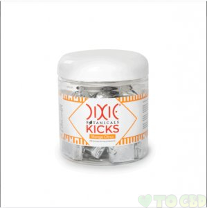 DIXIE BOTANICALS - CBD EDIBLE - KICKS MANGO CITRUS CHEWS - 5MG