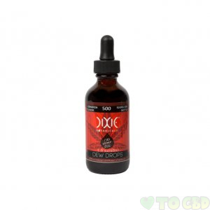 DIXIE BOTANICALS - CBD TINCTURE - CINNAMON 2OZ DEW DROPS - 500MG