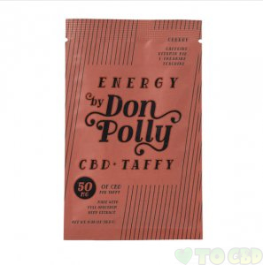 DON POLLY - CBD EDIBLE - ENERGY TAFFY - 50MG