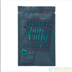DON POLLY - CBD EDIBLE - GOODNIGHT TAFFY - 50MG