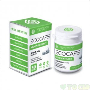 ECO SCIENCES - CBD CAPSULE - ECOCAPS 30 COUNT - 30MG