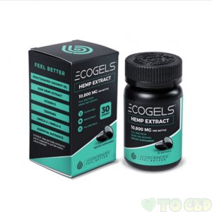 ECO SCIENCES - CBD SOFT GEL - ECOGELS 30 COUNT - 25MG