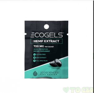 ECO SCIENCES - CBD SOFT GEL - ECOGELS TRAVEL SIZE 2 COUNT - 25MG