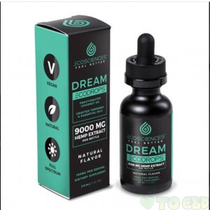 ECO SCIENCES - CBD TINCTURE - ECODROPS DREAM 30ML - 1500MG
