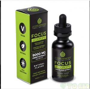ECO SCIENCES - CBD TINCTURE - ECODROPS FOCUS 30ML - 1500MG