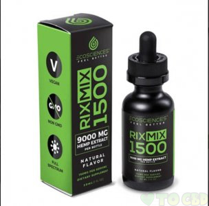 ECO SCIENCES - CBD TINCTURE - RIXMIX 30ML - 1500MG