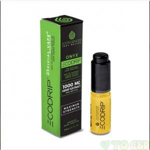 ECO SCIENCES - CBD TINCTURE ADDITIVE - ECODRIP ONYX - 160MG-180MG