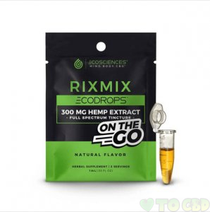 ECO SCIENCES - CBD TINCTURE - ON-THE-GO RIXMIX 1ML - 300MG