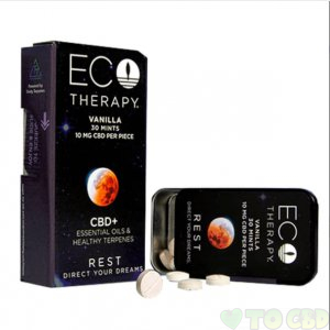 ECO THERAPY CBD - CBD EDIBLE - REST MINTS - 10MG