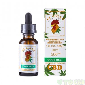EL GALLO - CBD TINCTURE - COOL MINT - 500MG