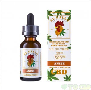 EL GALLO - CBD TINCTURE - STAR ANISE - 500MG