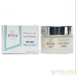 ENVY CBD - CBD TOPICAL - UNSCENTED FACE CREAM - 100MG