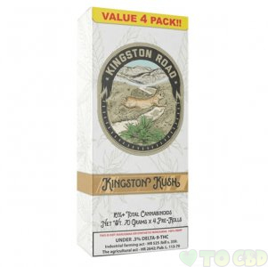 ERTH - HEMP FLOWER - KINGSTON KUSH 4-PACK PRE-ROLLS