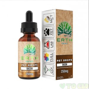 ERTH - CBD PET TINCTURE - BACON DROPS - 250MG