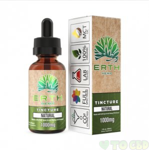 ERTH - CBD TINCTURE - NATURAL - 500MG-1000MG
