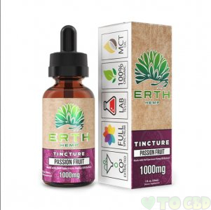 ERTH - CBD TINCTURE - PASSION FRUIT - 500MG-1000MG