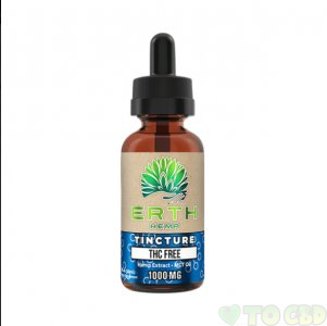 ERTH - CBD TINCTURE - THC FREE OIL - 1000MG
