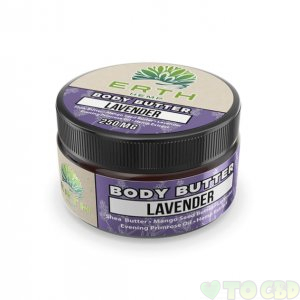 ERTH - CBD TOPICAL - LAVENDER BODY BUTTER - 250MG